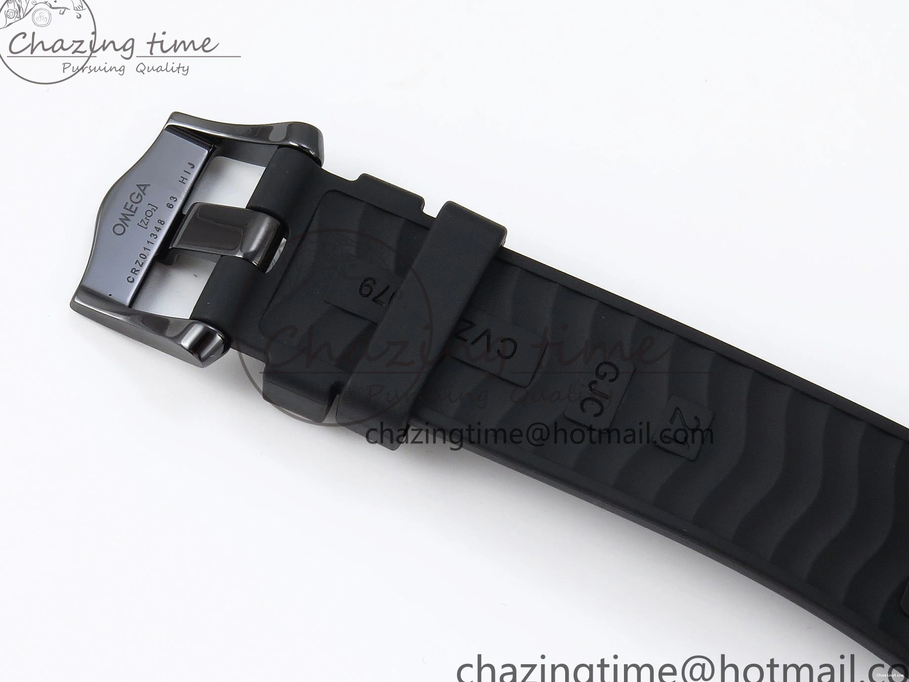 0405 Seamaster 300m 43.5mm Black Ceramic S+F 1:1 Best Edition Black Dial on Black Rubber Strap A WrinkleFree 7731
